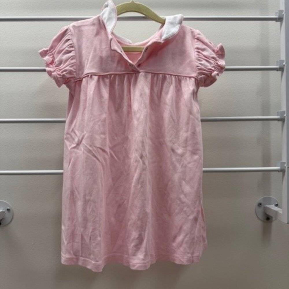 TBBC (The Beaufort Bonnet Company) Pink Corduroy Peter Pan Collar Dress